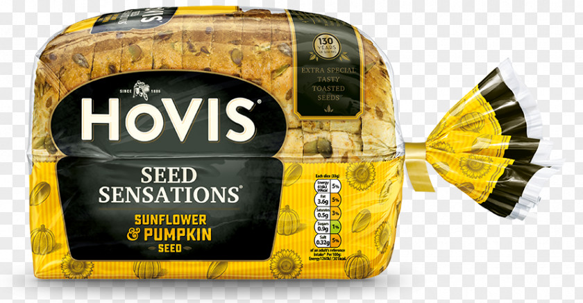 Sunflower Seed Whole Wheat Bread Loaf Hovis PNG