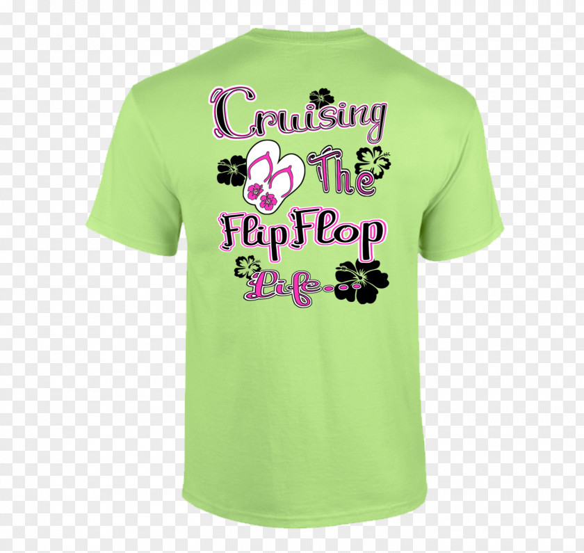 T-shirt CruiseMyTee Green Sleeve PNG