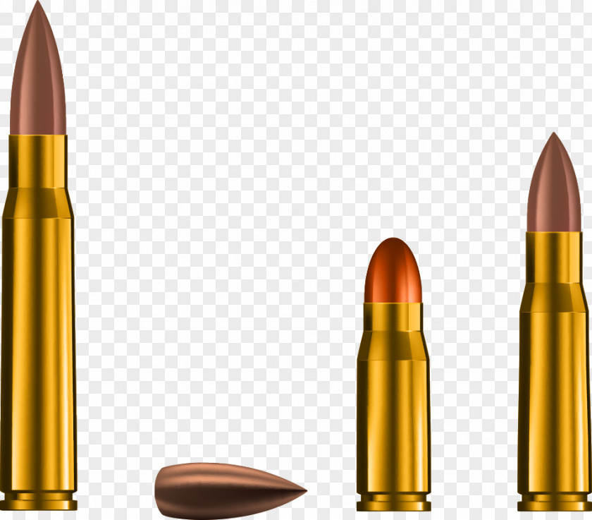 Vector Bullets And Bullet Weapon Cartridge PNG