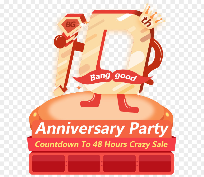 9th Anniversary Celebration Logo Poster Food Clip Art PNG