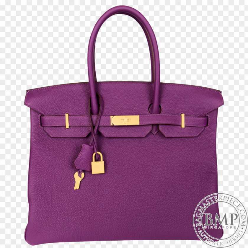 Birkin Icon Tote Bag Shoulder M Leather Handbag PNG
