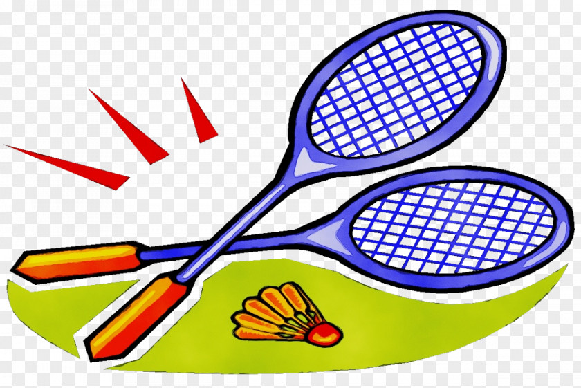 Playing Sports Equipment Badminton Cartoon PNG