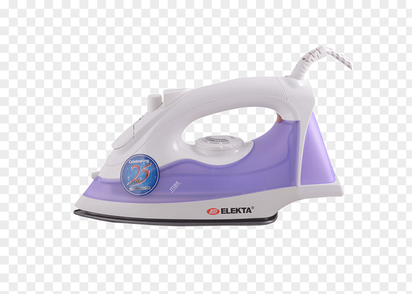 Steam Iron Clothes Small Appliance Elekta Heater PNG