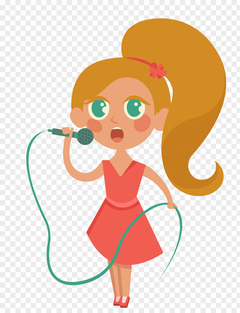 Vector Singing Material PNG