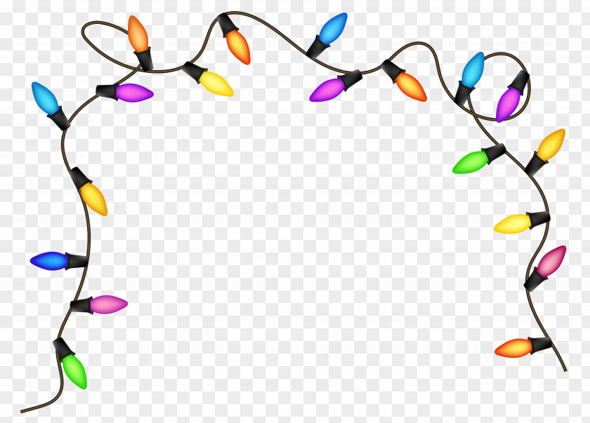 Christmas Lights Clipart Image Clip Art PNG