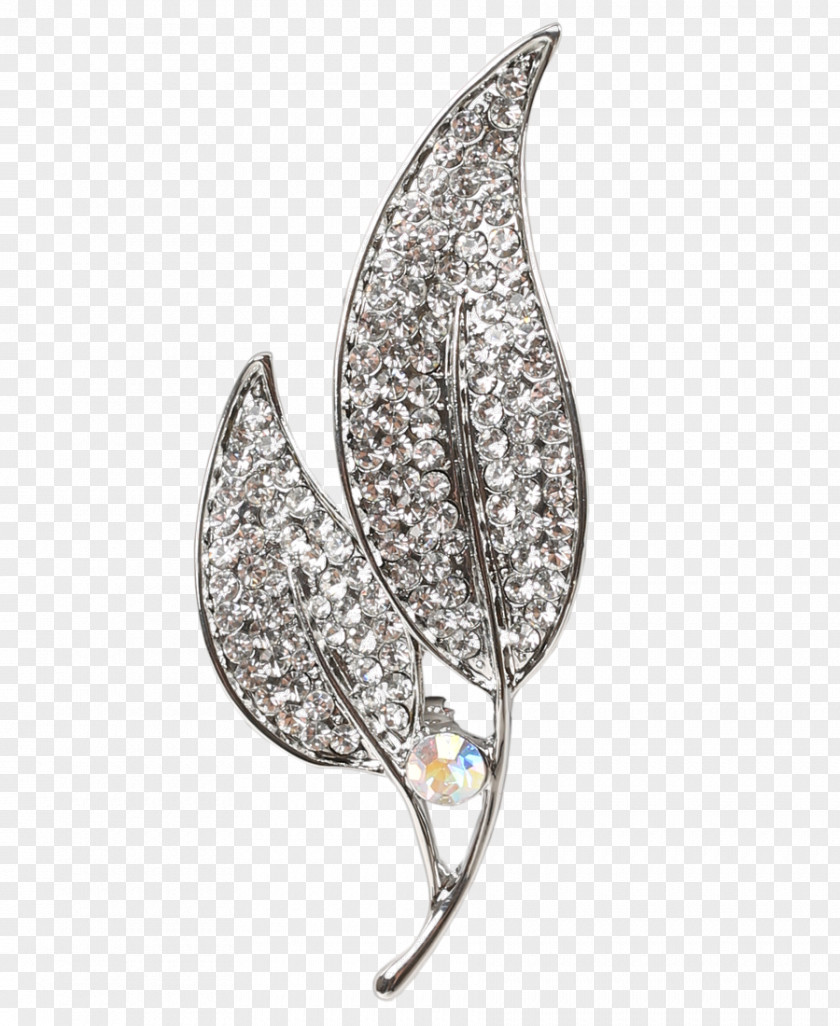 Jewellery Brooch Body Leaf Diamond PNG