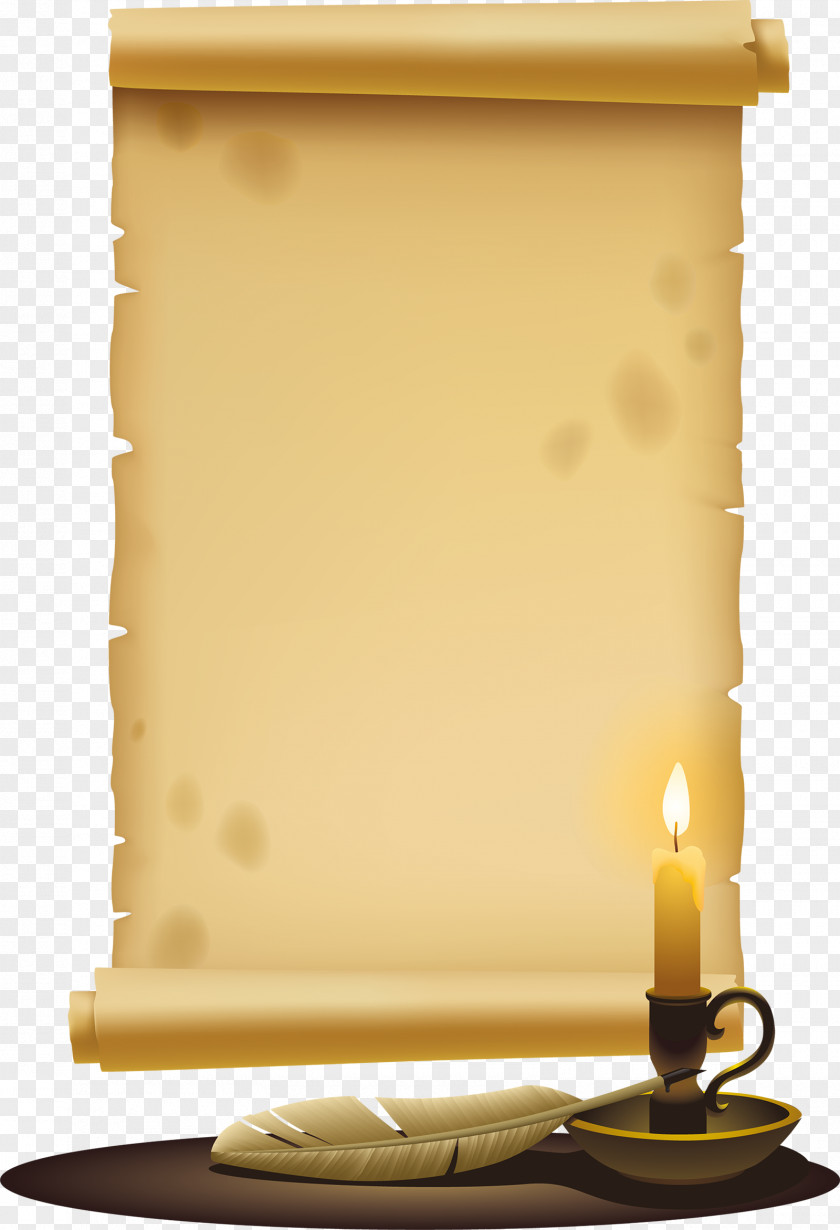 Paper Parchment Scroll Quill Papyrus PNG
