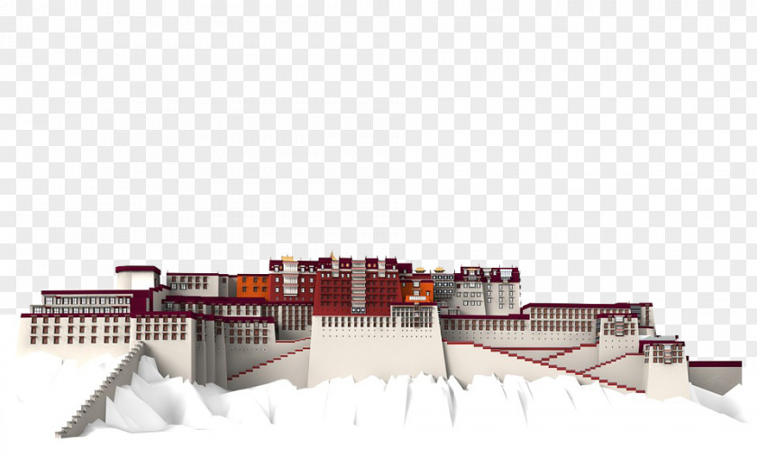 Potala Palace Bxean Ru1eb7ng Tuyxe9u0302t Su01a1n Book Three-dimensional Space PNG