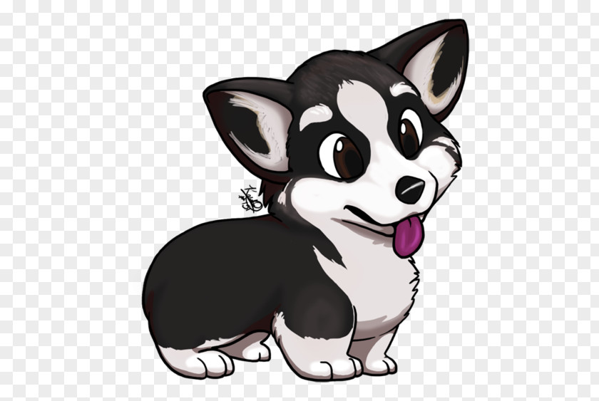 Puppy Dog Breed Pembroke Welsh Corgi Writing Hebrew Alphabet PNG