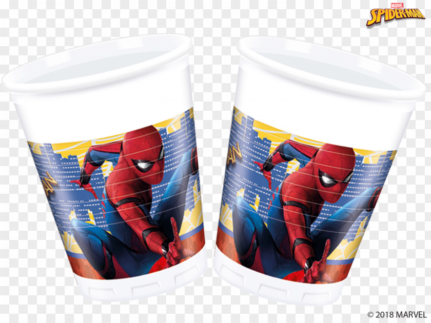 Spiderman Spider-Man Party Disposable Cups Birthday PNG