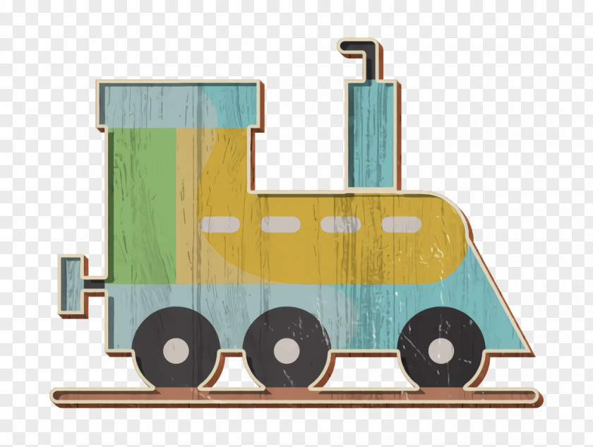 Train Toy Icon Baby Shower PNG