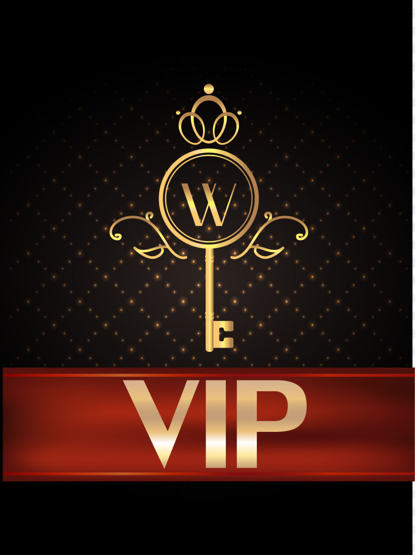 VIP Golden Key Diamond Member Material Gold Wallpaper PNG