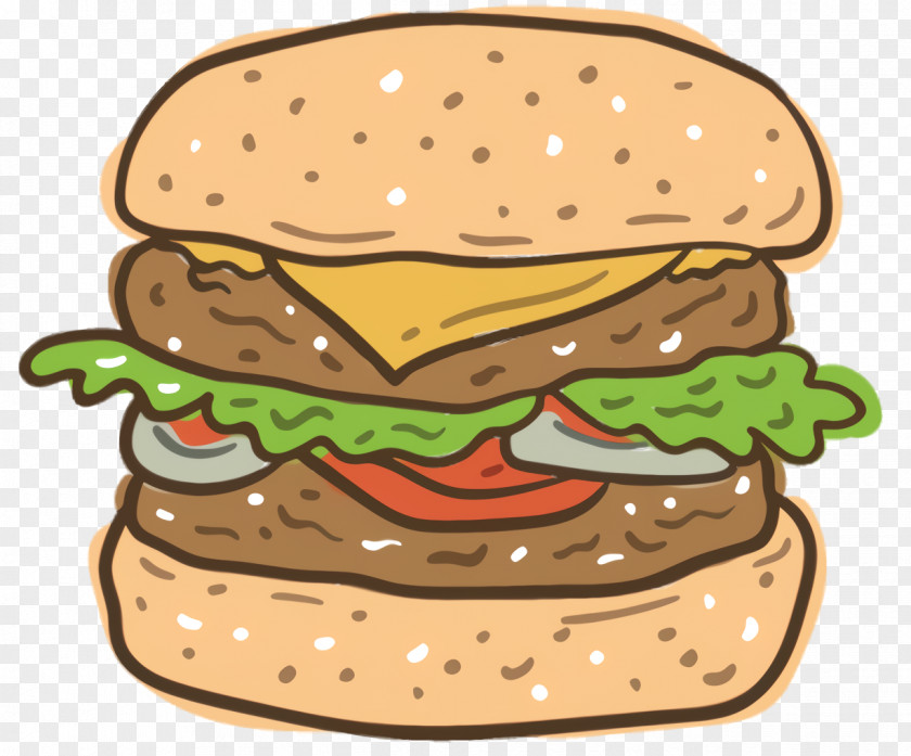 Burger King Premium Burgers Bun Junk Food Cartoon PNG