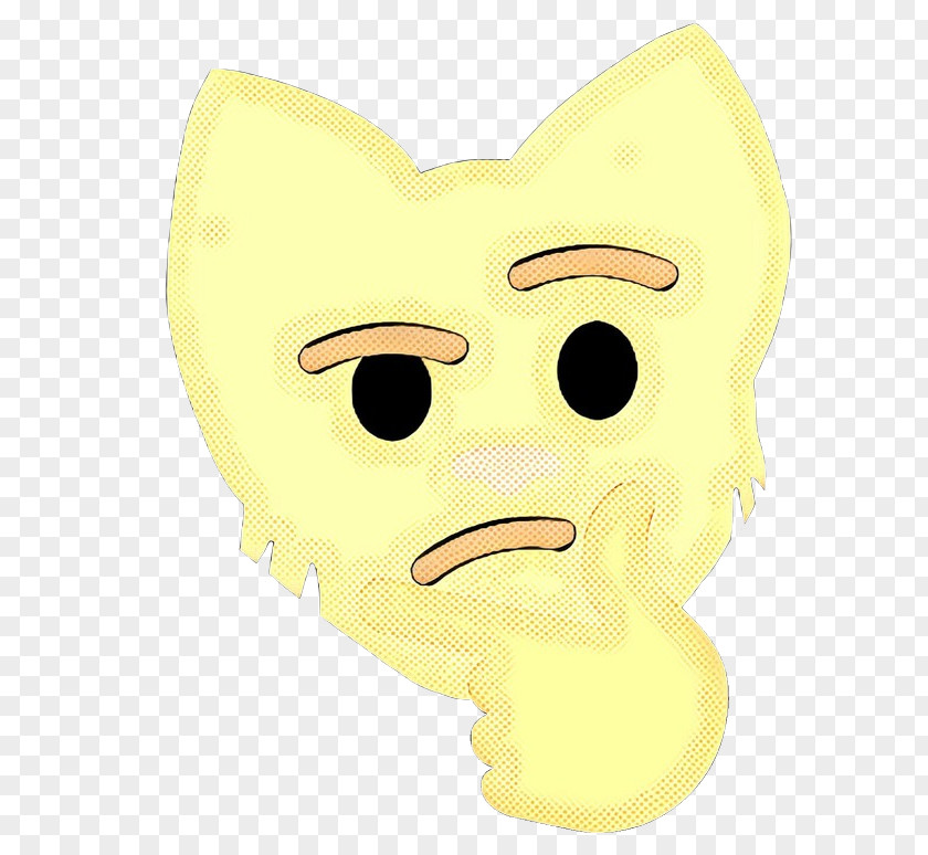 Jaw Mask Face Yellow Cartoon Nose Head PNG