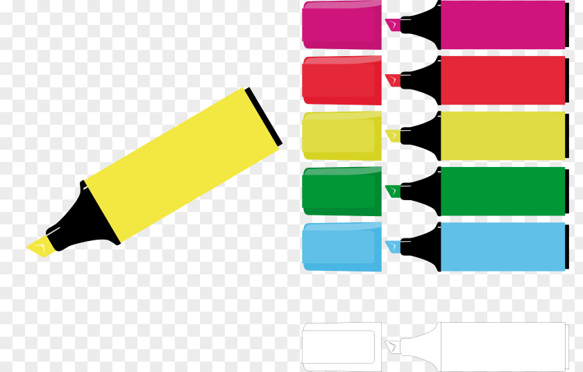 Markers Cliparts Marker Pen Highlighter Pencil Clip Art PNG