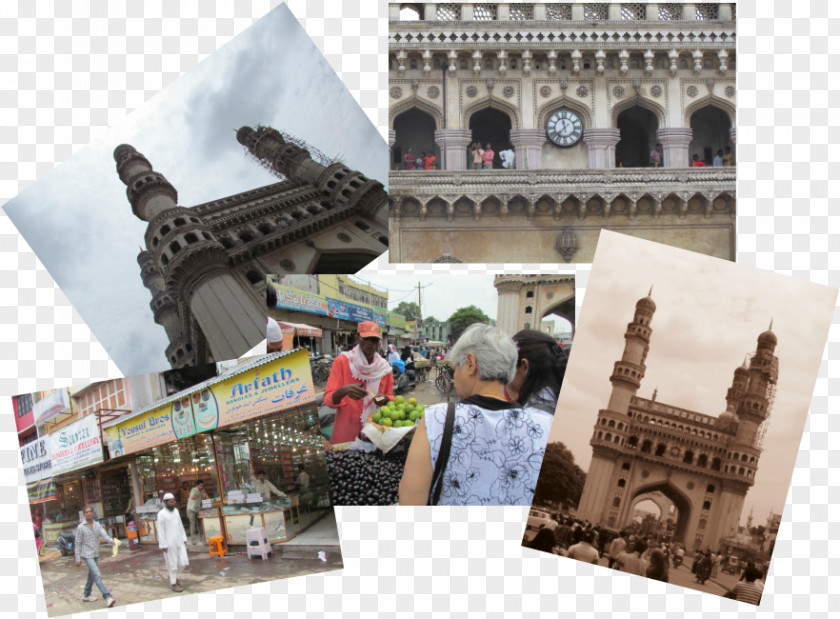 Collage Charminar Tourism PNG