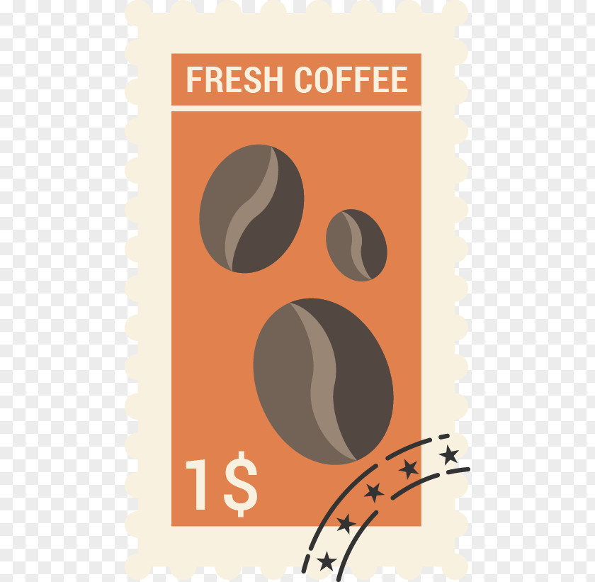 Vector Coffee Beans Stamps Bean Espresso Cafe PNG