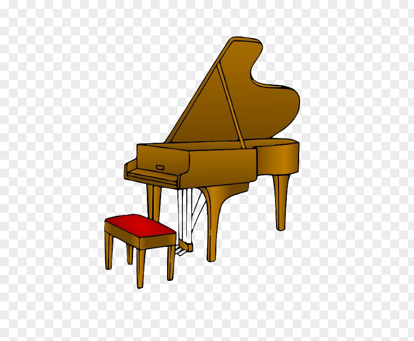 Vintage Piano Musical Keyboard Clip Art PNG