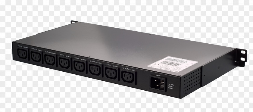 Advanced Individual Power Distribution Unit UPS 19-inch Rack AC Plugs And Sockets Computer Servers PNG