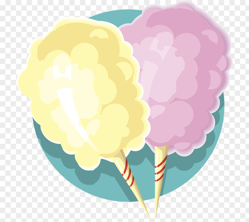 Candy Cotton Clip Art PNG