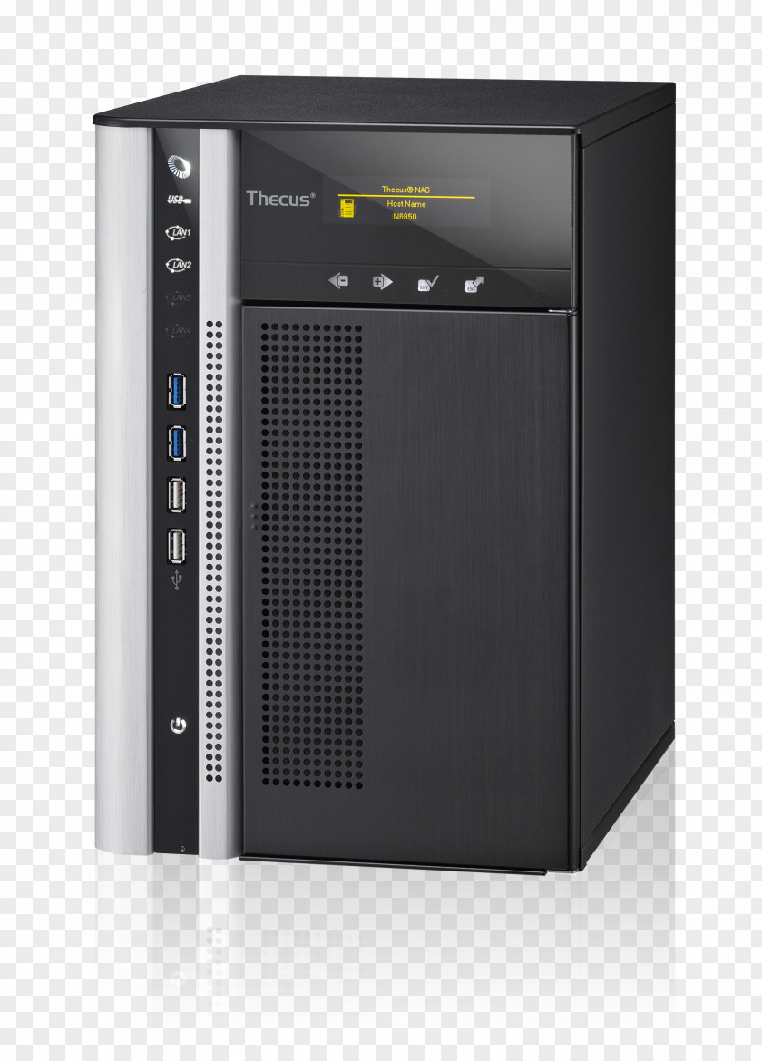 Computer Network Storage Systems Thecus Technology TopTower N6850 Data Servers PNG