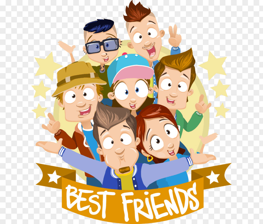 Happy Friends Day Vector Graphics Illustration Image Clip Art Royalty-free PNG