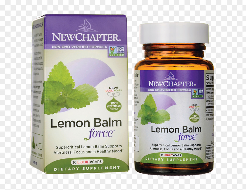 Lemon Balm Herb Dietary Supplement Food Extract PNG