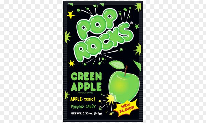 Pop Rocks Candy Apple Sour Lollipop PNG