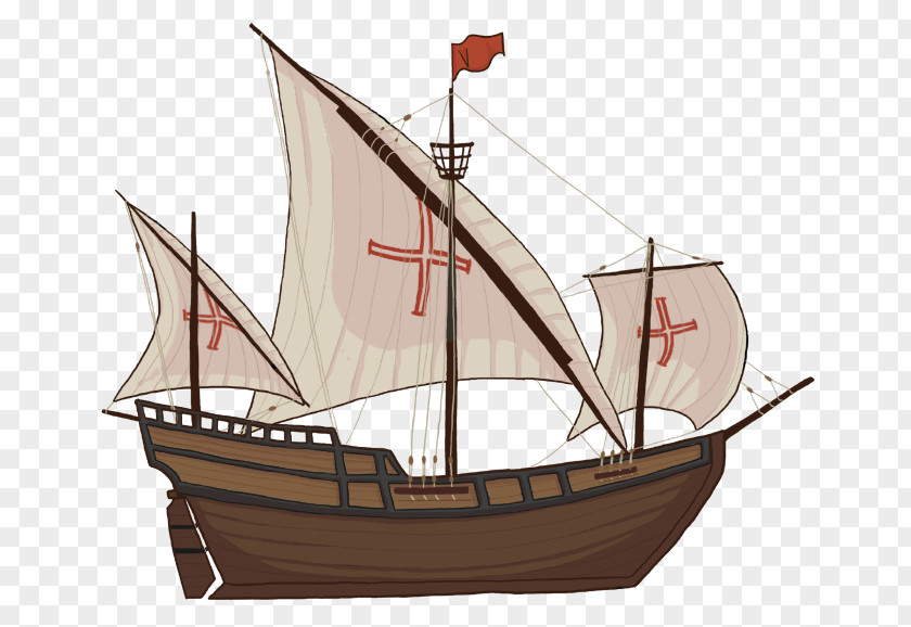 Ship Caravel Brigantine 15th Century Barque Carrack PNG