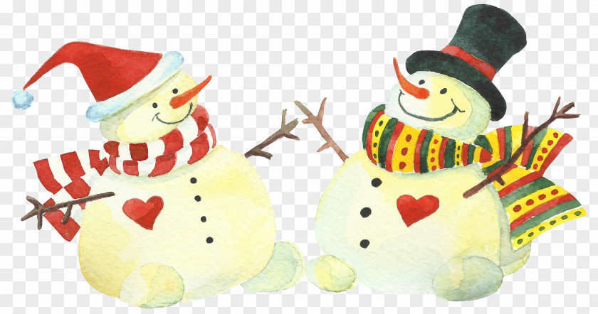 Snowman Material Illustration PNG