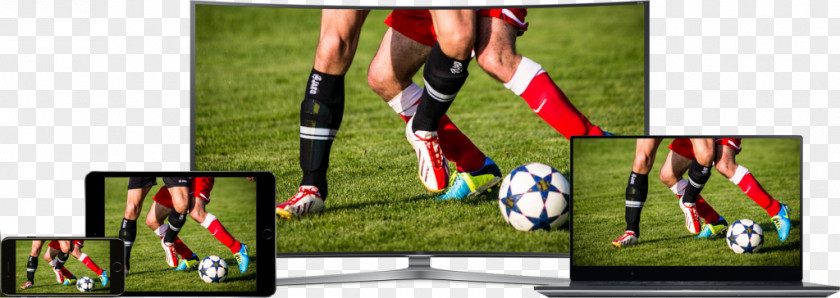 Soccer Screening Multi-screen Video Television Set Mobile Phones Over-the-top Media Services PNG
