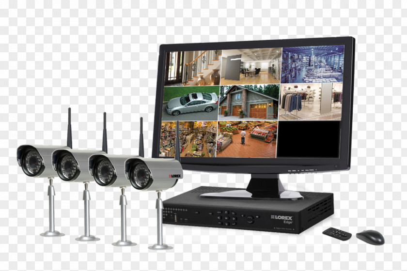 Camera Computer Monitors Digital Video Recorders System Security PNG