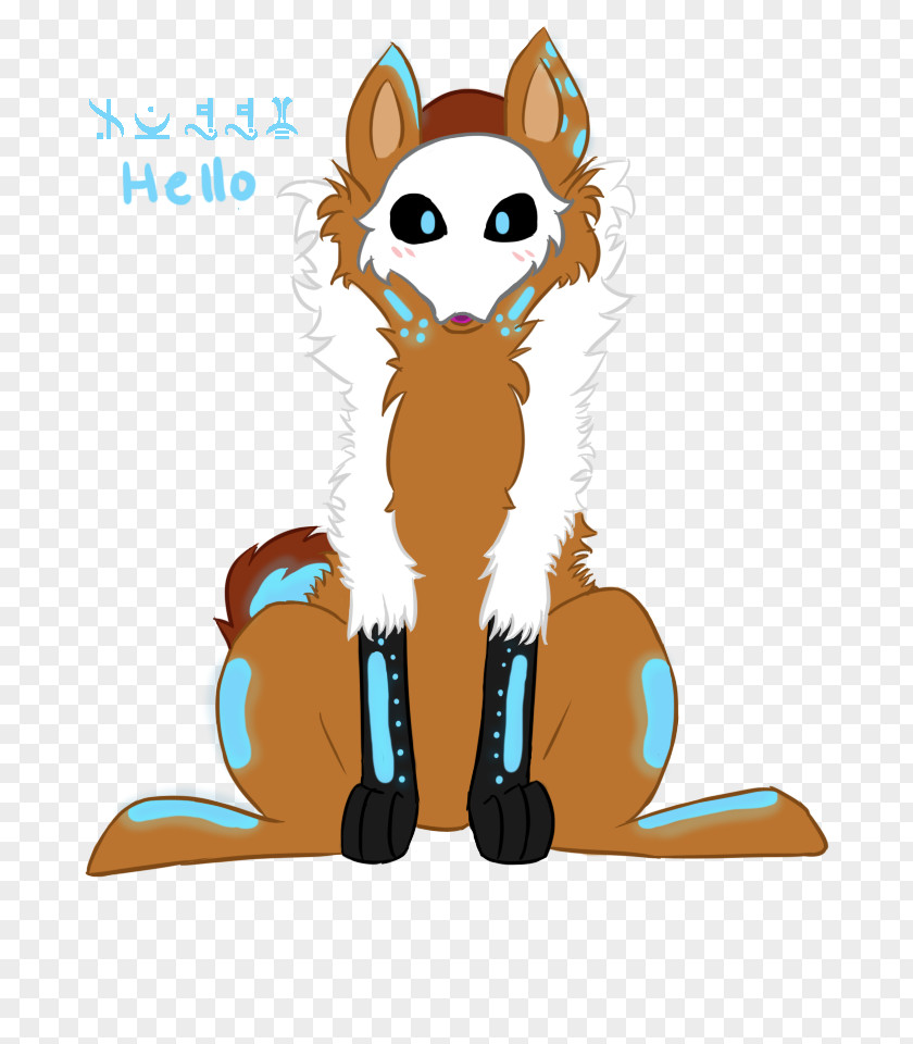 Hello There Cat Red Fox Horse Dog Mammal PNG
