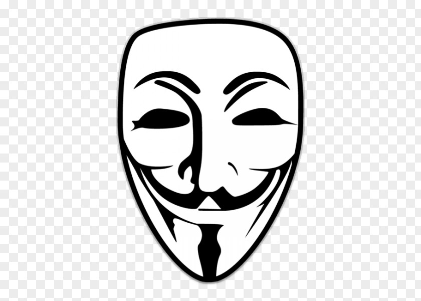 Anonymous Mask Sticker Guy Fawkes Decal PNG