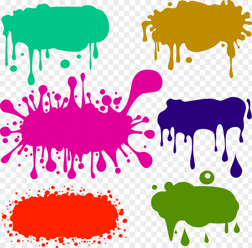 Paint Splash Graffiti Color PNG