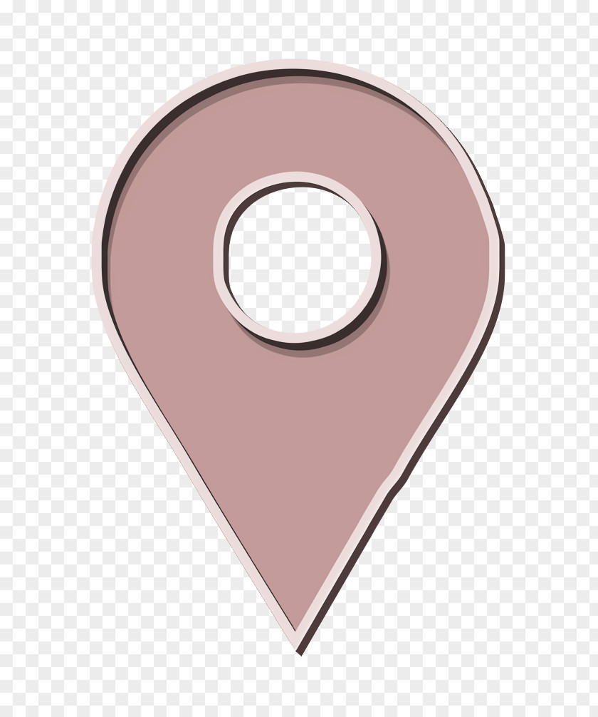 Pink Socialmedia Icon Directions Location Navigation PNG