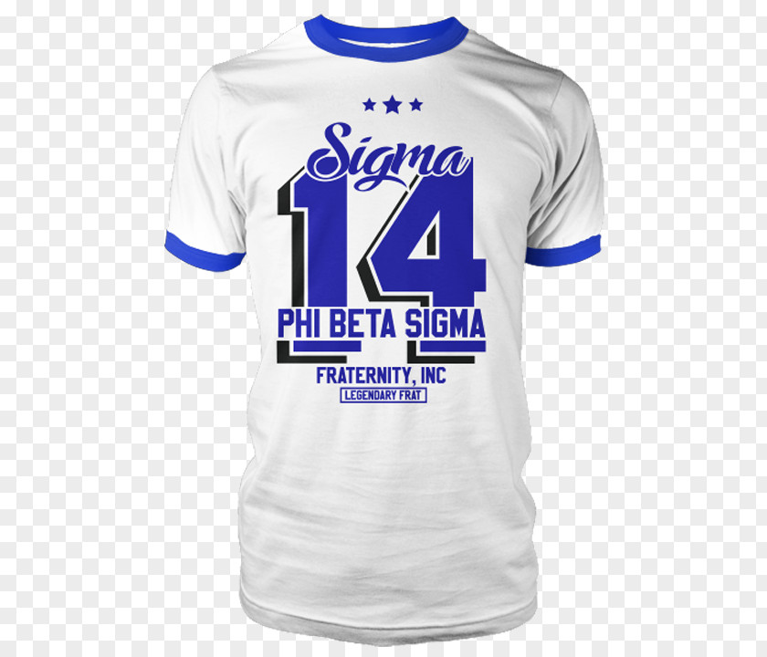 T-shirt Ringer Sports Fan Jersey Sigma Gamma Rho PNG