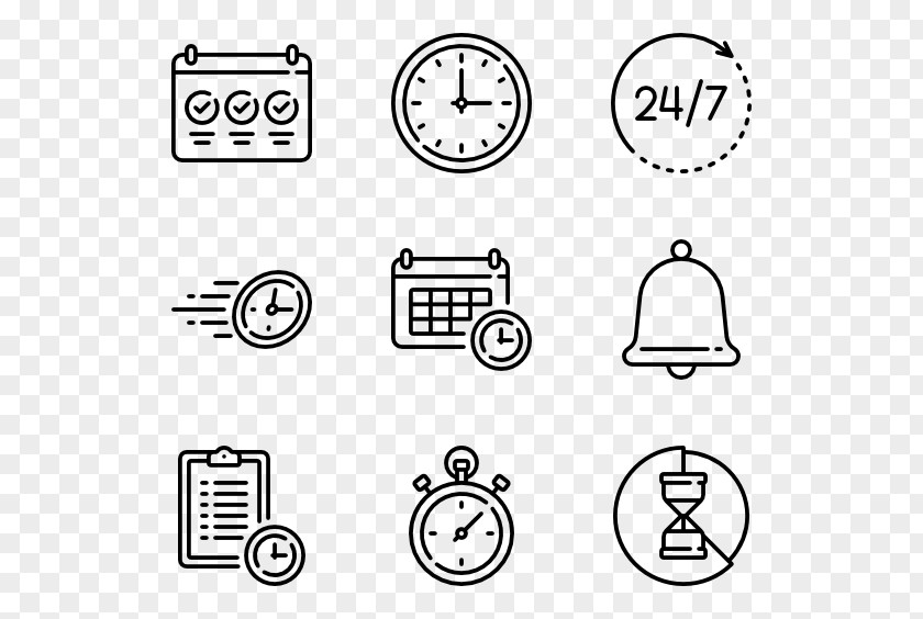 Time Management Icon Design Clip Art PNG