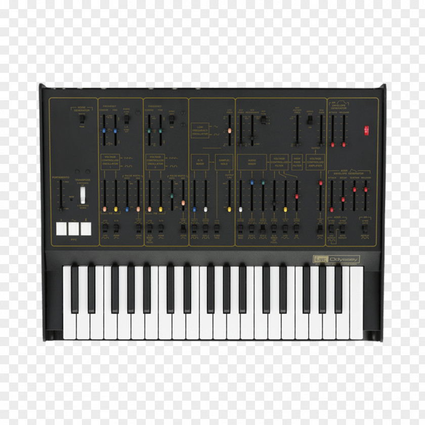 Keyboard ARP Odyssey Amazon.com Electronic Sound Synthesizers PNG