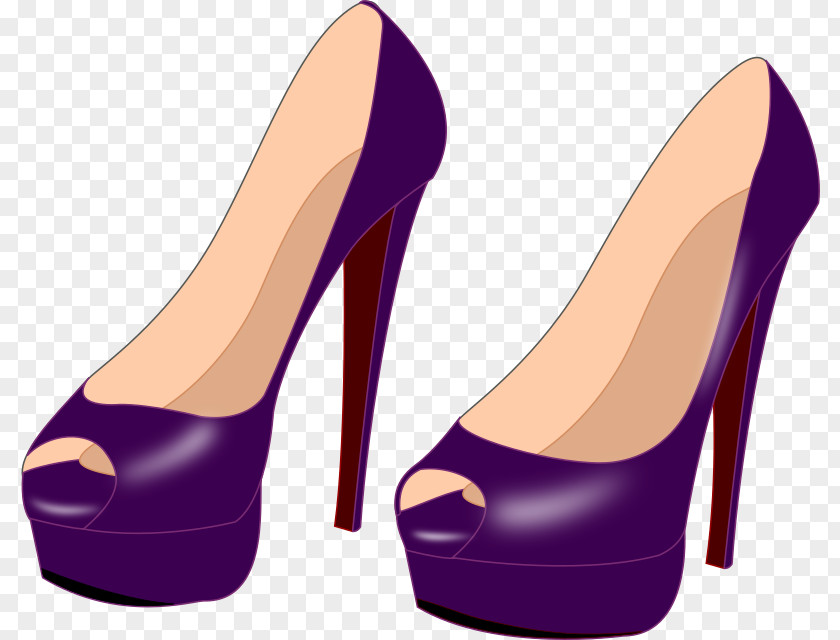 Nice Shoes Cliparts High-heeled Footwear Shoe Stiletto Heel Clip Art PNG