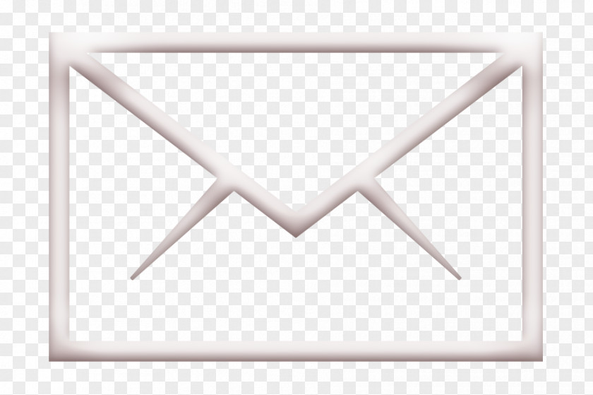 Symmetry Triangle Email Icon PNG