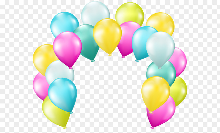 Birthday Balloon Gateway Arch Clip Art PNG