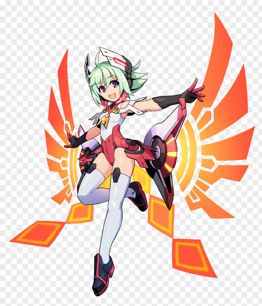 Lola Azure Striker Gunvolt 2 Blaster Master Zero Gal*Gun Inti Creates PNG