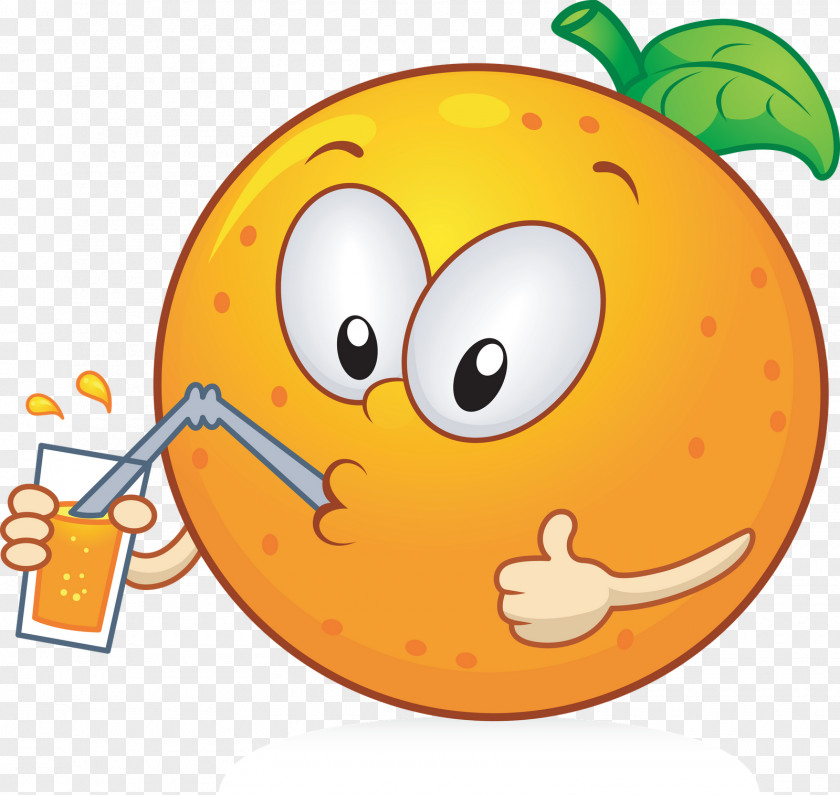 Orange Fruit Cartoon Clip Art PNG