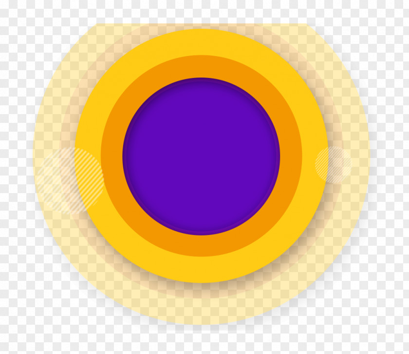 Yellow Purple Glow Float Light Halo PNG