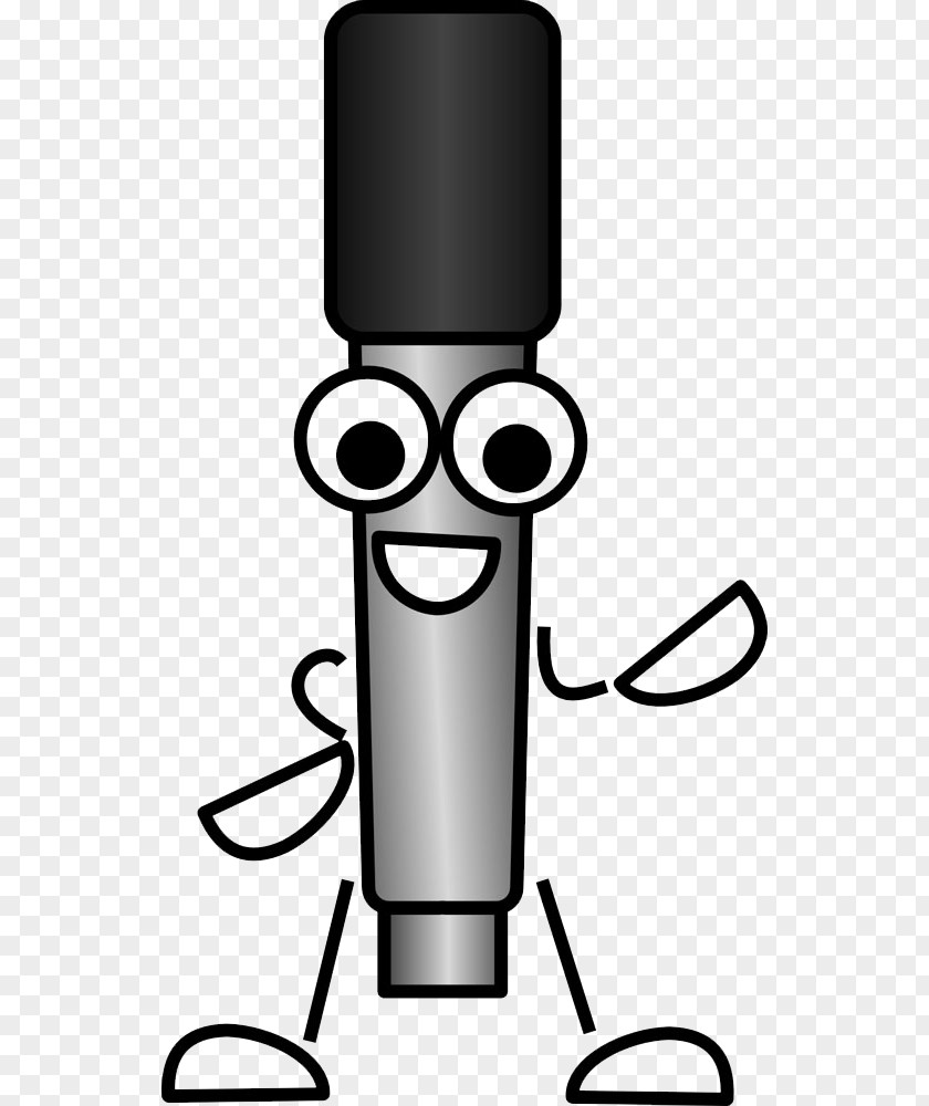 Arms And Legs With A Microphone Clip Art PNG