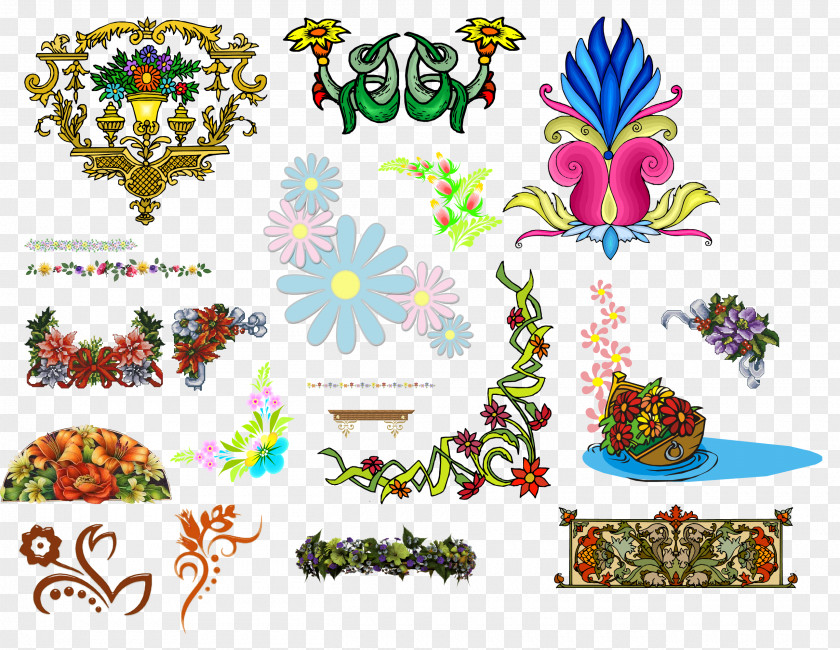 Clip Art Floral Design Image Illustration PNG