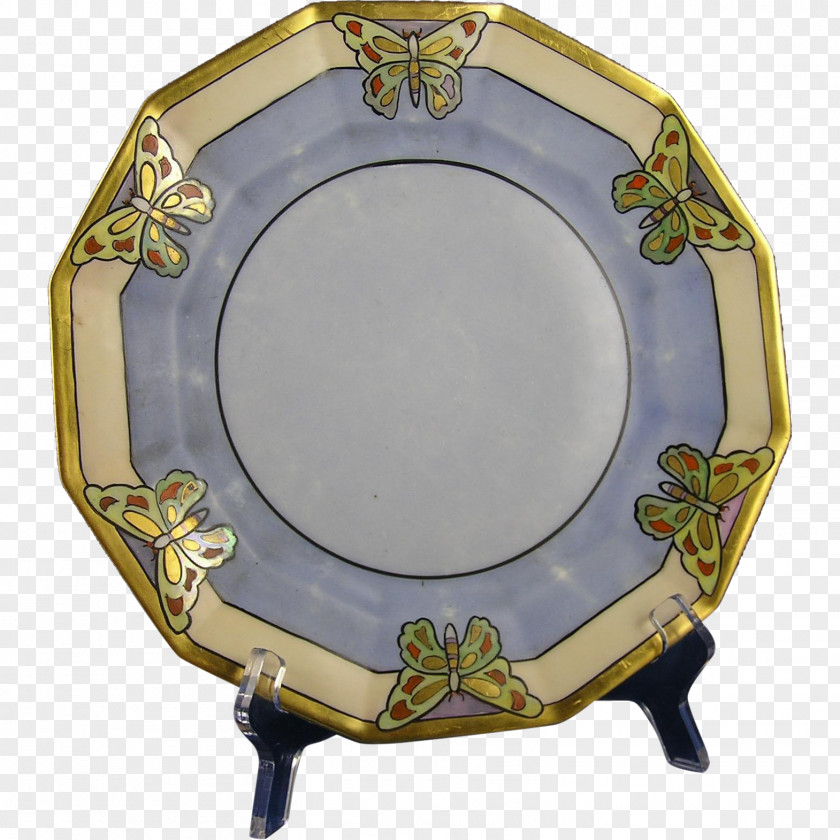 Plate Limoges Porcelain Tableware Art PNG