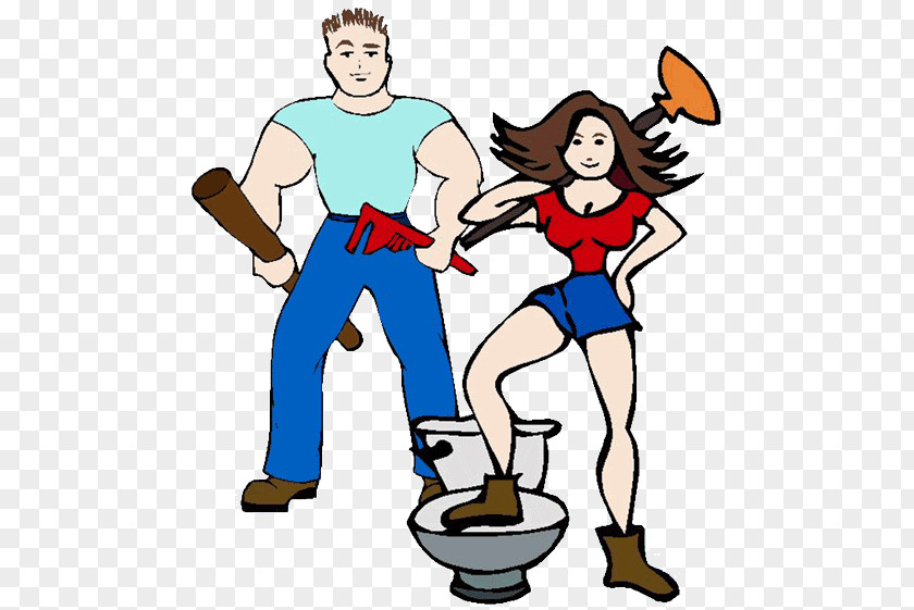 Toilet Cartoon All City Plumbing Two Plumber St. Lucie Tap PNG