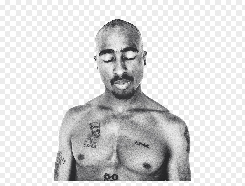 Tupac Shakur Biggie & Hip Hop Music Rapper Black And White PNG hop music and white, 2Pac, clipart PNG